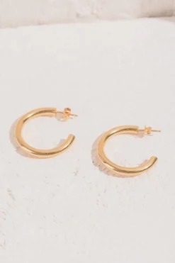 Sale Des Petit Hauts Boucles D'eilles Justine OR