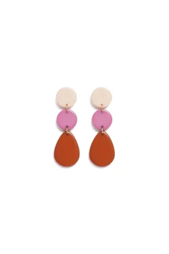 Discount Des Petit Hauts Boucles D'Oreilles Meo BLOSSOM/POUDRE/ECUREUIL
