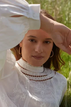 New Des Petit Hauts Boucles D'eilles Merveil OR