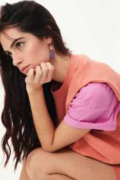 Best Des Petit Hauts Boucles D'Oreilles Orielle FIGUE/SANTAL