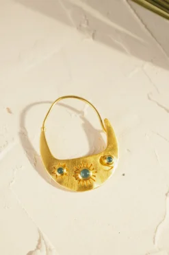 New Des Petit Hauts Boucles D'Oreilles Pampa ONYX VERT
