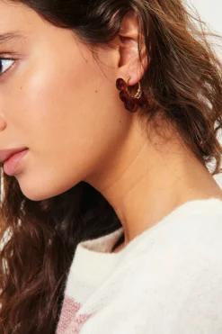 Online Des Petit Hauts Boucles D'Oreilles Papicha OR/PECAN