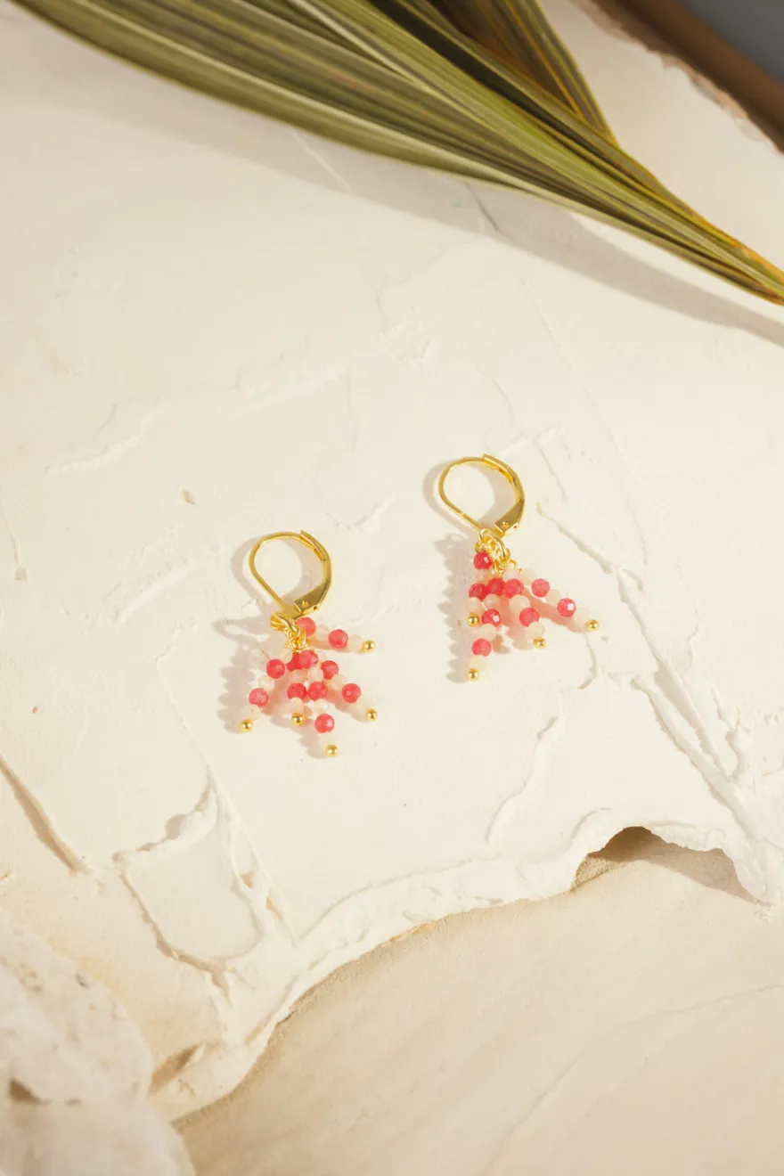 Online Des Petit Hauts Boucles D'Oreilles Paradis SANTAL/MANGO