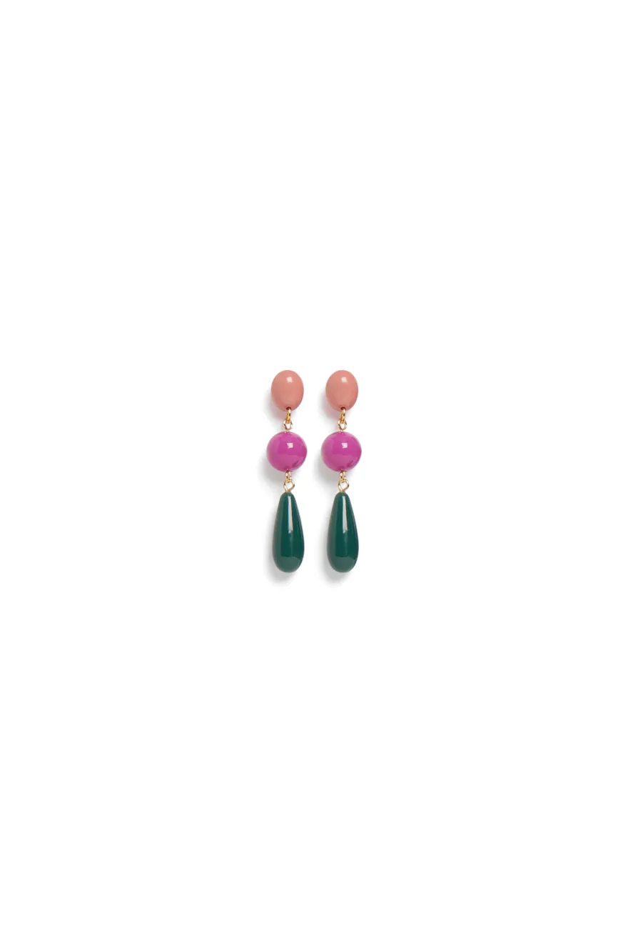 Discount Des Petit Hauts Boucles D'Oreilles Patricia COING/LUPIN/EPICEA