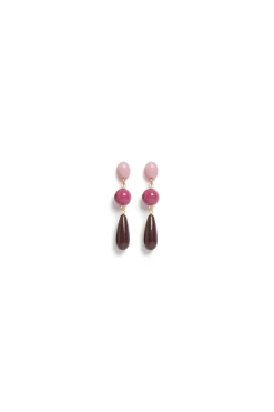 Sale Des Petit Hauts Boucles D'Oreilles Patricia COMPOTE/BRUYERE/OURS