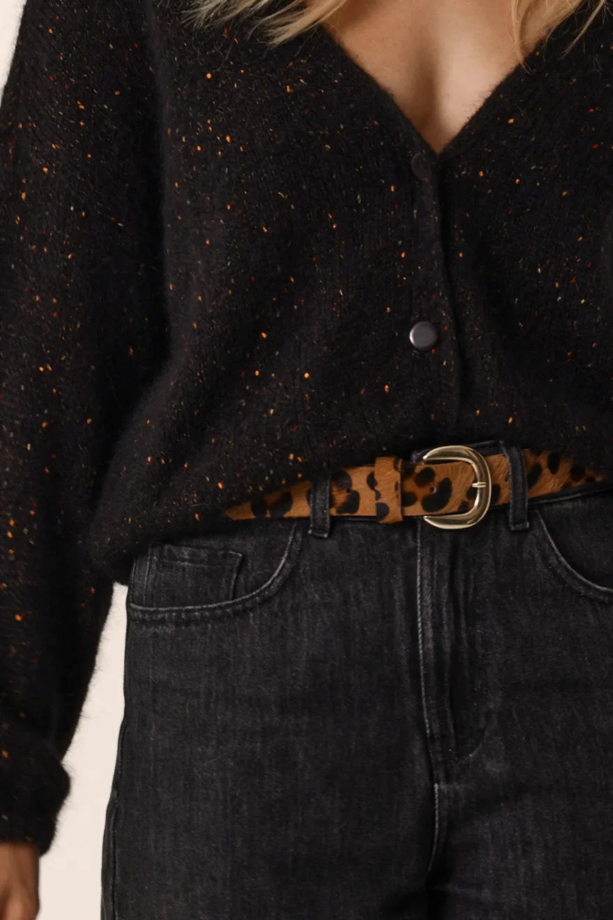 Clearance Des Petit Hauts Ceinture Leontin LEOPARD