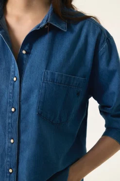 Best Des Petit Hauts Chemise Loubert MIDDLE BLUE