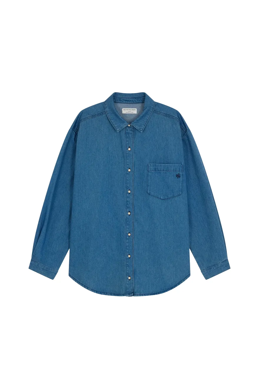 Best Des Petit Hauts Chemise Loubert MIDDLE BLUE