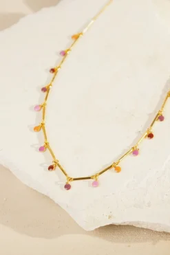 Sale Des Petit Hauts Collier Patsy OR/MULTICO
