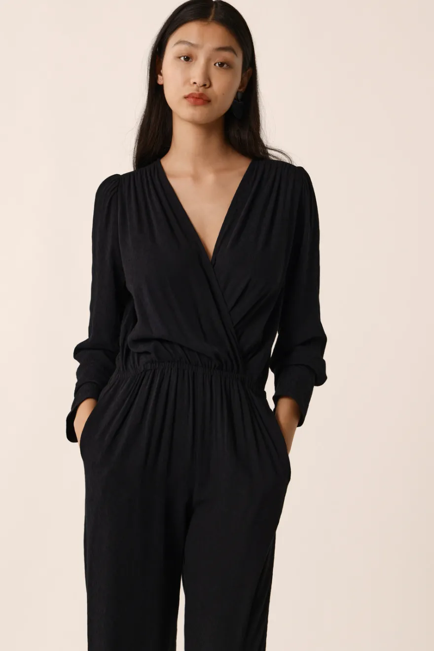 Clearance Des Petit Hauts Combi pantalon Rafou NOIR