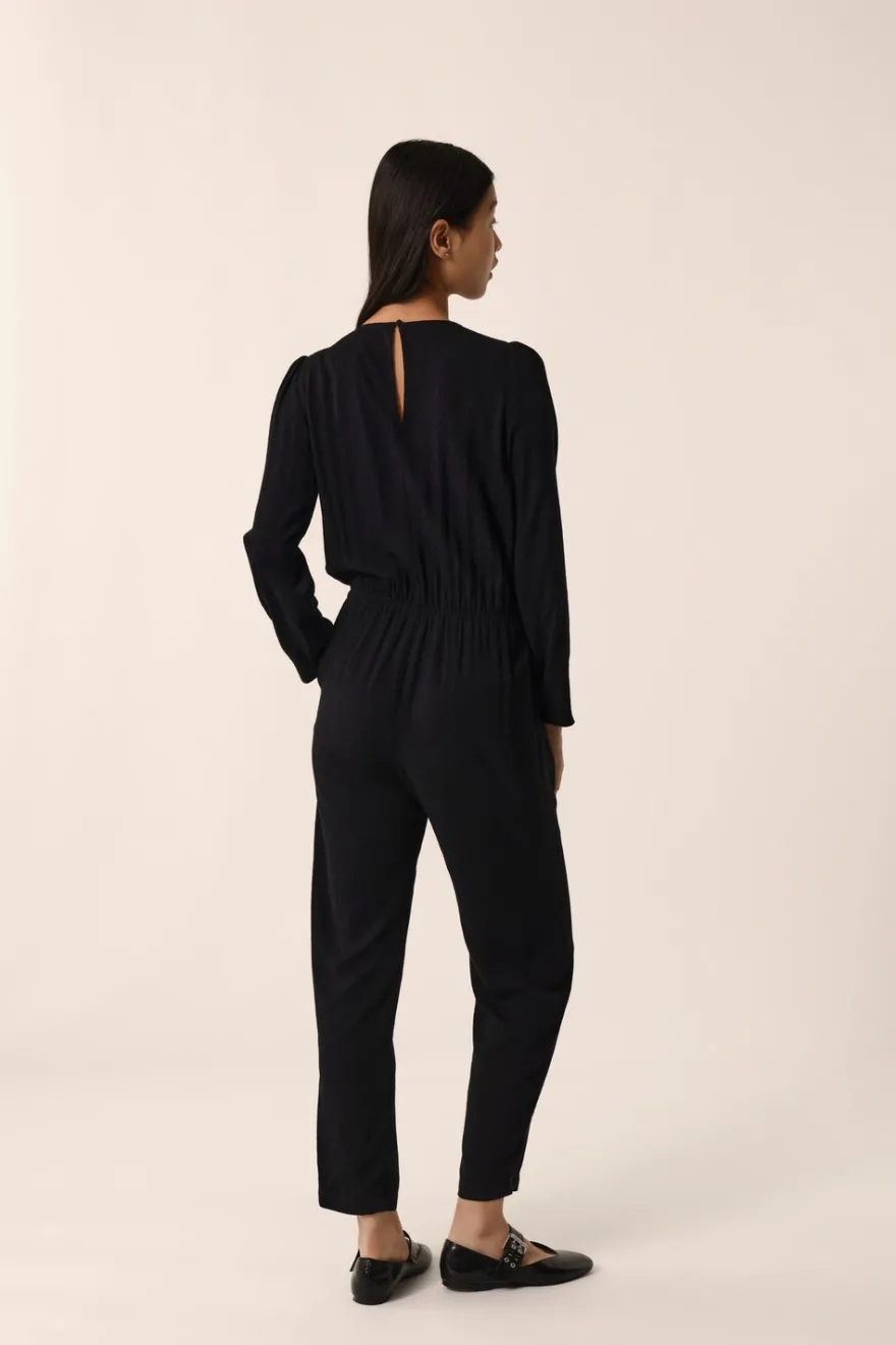Clearance Des Petit Hauts Combi pantalon Rafou NOIR