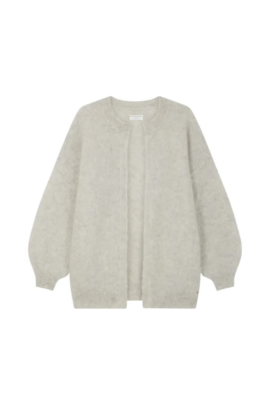 Clearance Des Petit Hauts Gilet Altea GRIS CHINE