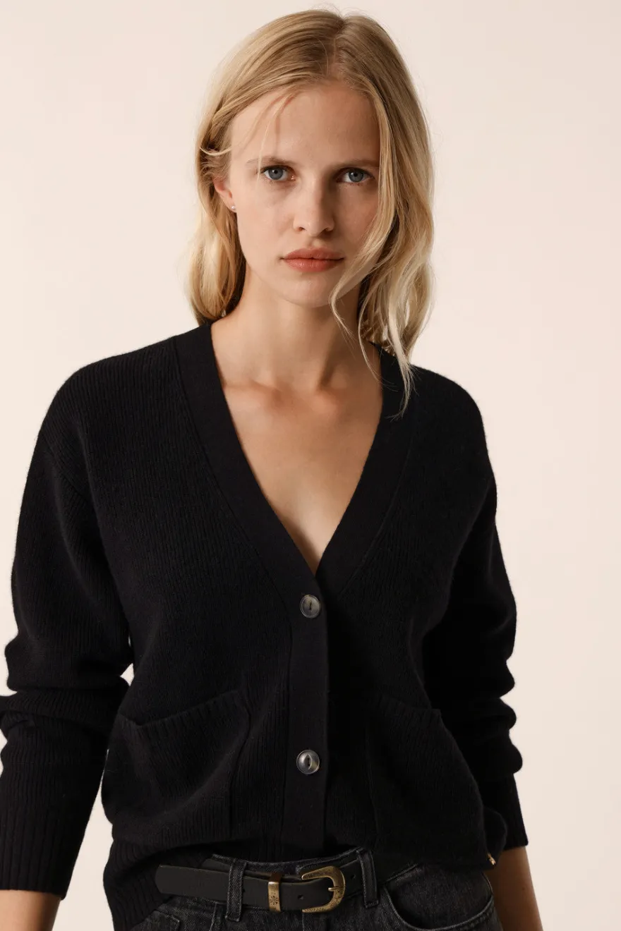 Outlet Des Petit Hauts Gilet Artimus NOIR