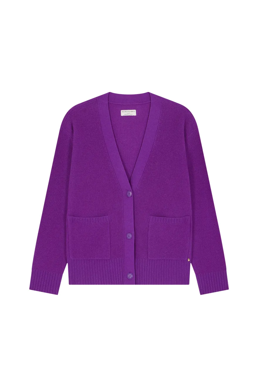 Best Des Petit Hauts Gilet Artimus VIOLETTE