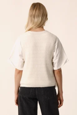 Online Des Petit Hauts Gilet Bernie CREME