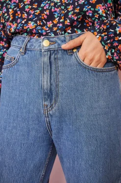 Hot Des Petit Hauts jean louisette BLEU DELAVE