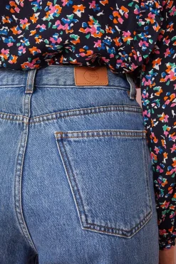 Hot Des Petit Hauts jean louisette BLEU DELAVE
