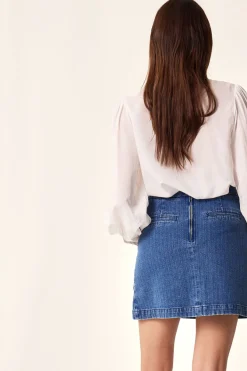 Online Des Petit Hauts Jupe Louxor MIDDLE BLUE