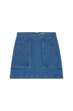 Online Des Petit Hauts Jupe Louxor MIDDLE BLUE