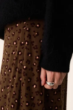 Discount Des Petit Hauts Jupe Solita LEO KAKI