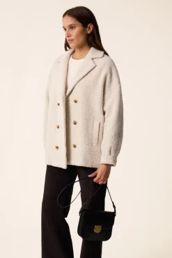 New Des Petit Hauts Manteau Yago CREME