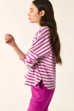Online Des Petit Hauts Marinière Filly BEIGE/LUPIN