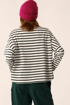 Outlet Des Petit Hauts Marinière Filly ECRU/EPICEA