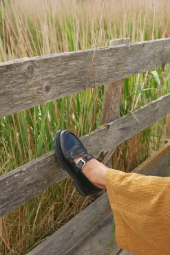 Clearance Des Petit Hauts Mocassins Phany NOIR
