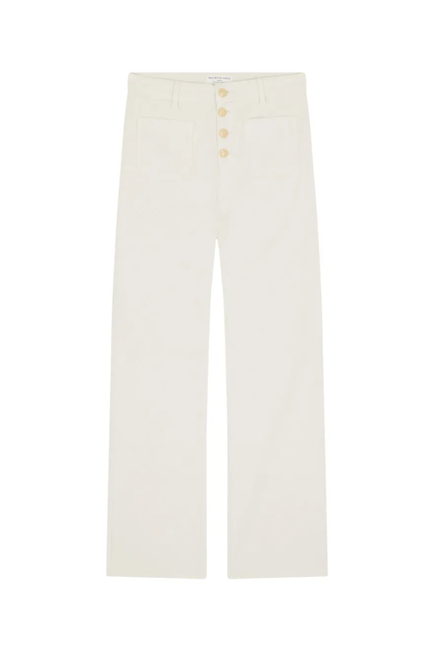 New Des Petit Hauts Pantalon Loumo CREME