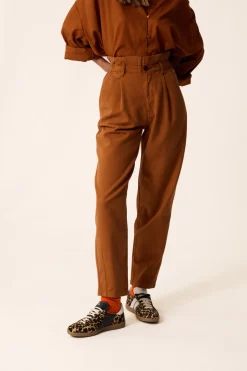 Online Des Petit Hauts Pantalon Santino ECUREUIL