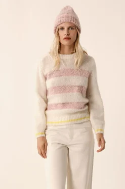 Best Des Petit Hauts Pull Alba ECRU/BRUME POUDRE
