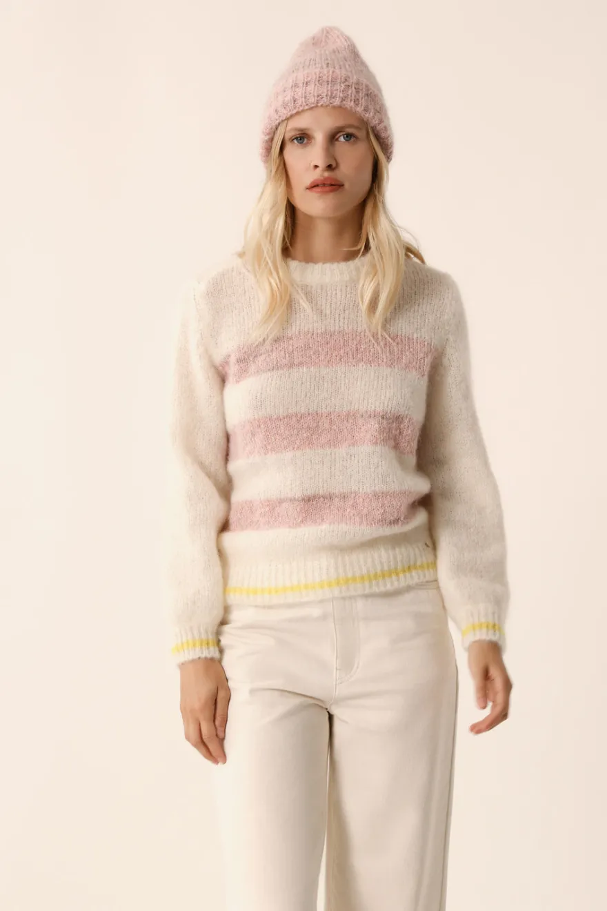 Best Des Petit Hauts Pull Alba ECRU/BRUME POUDRE
