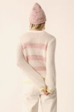 Best Des Petit Hauts Pull Alba ECRU/BRUME POUDRE