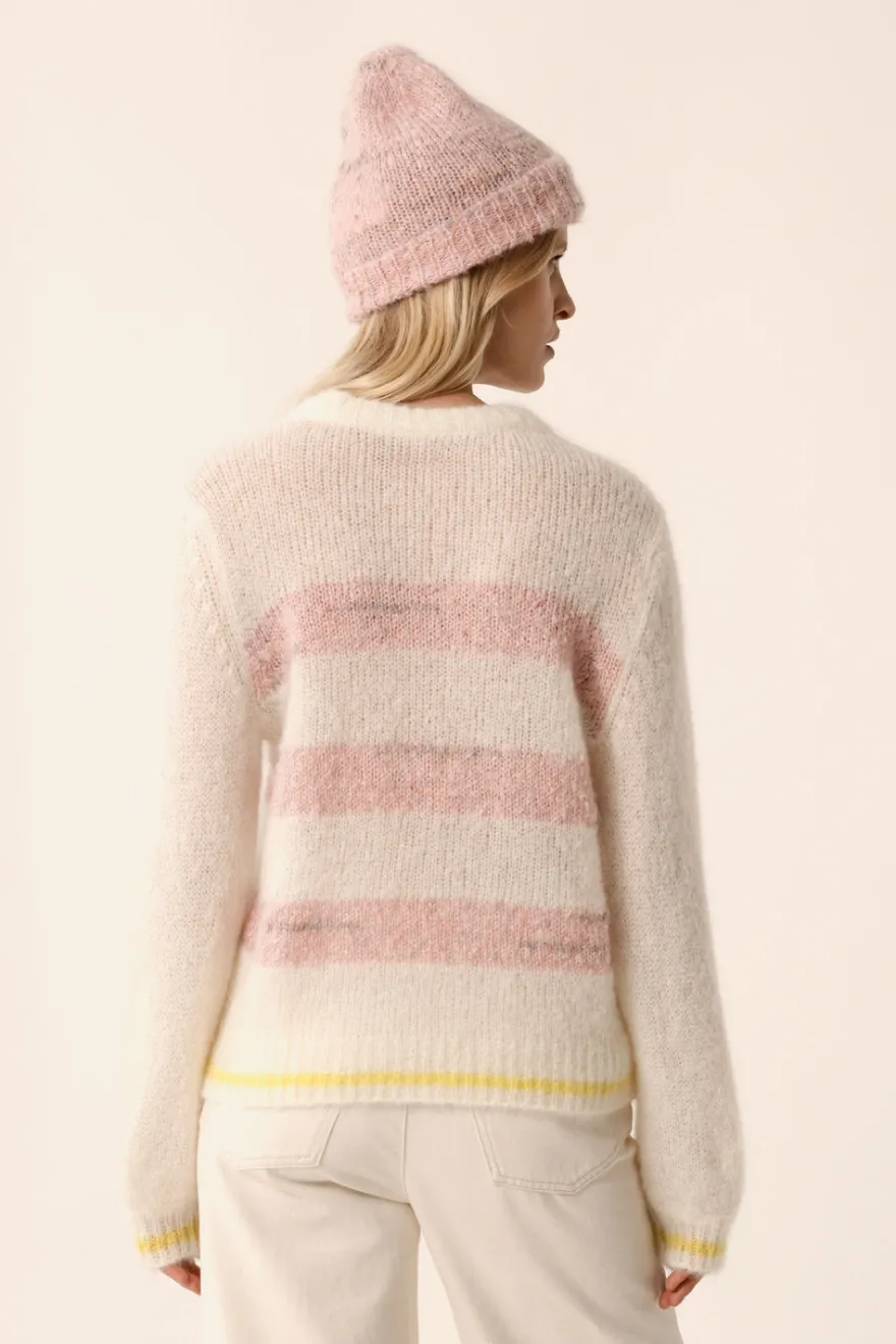 Best Des Petit Hauts Pull Alba ECRU/BRUME POUDRE