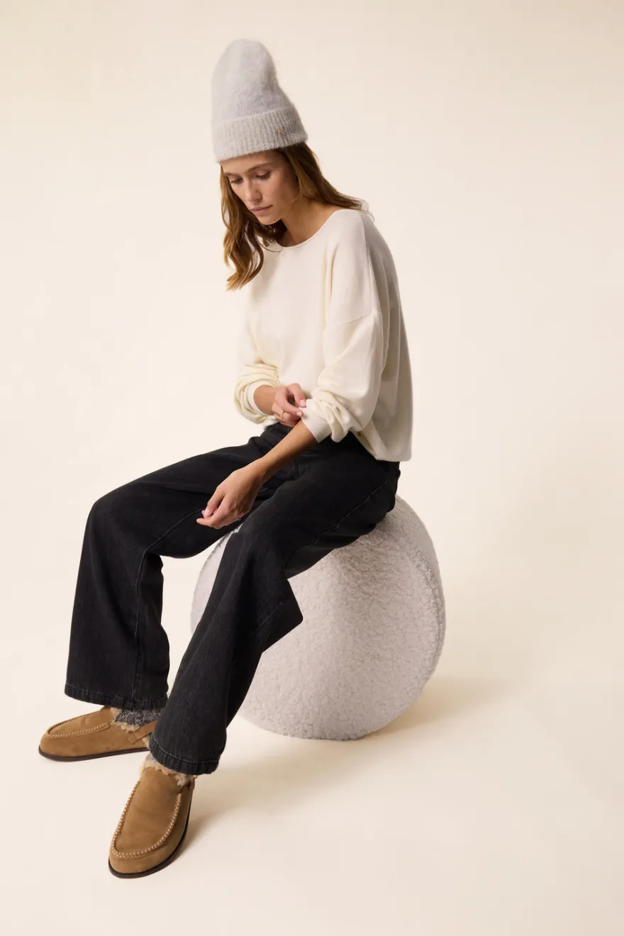 New Des Petit Hauts Pull Aragone CREME