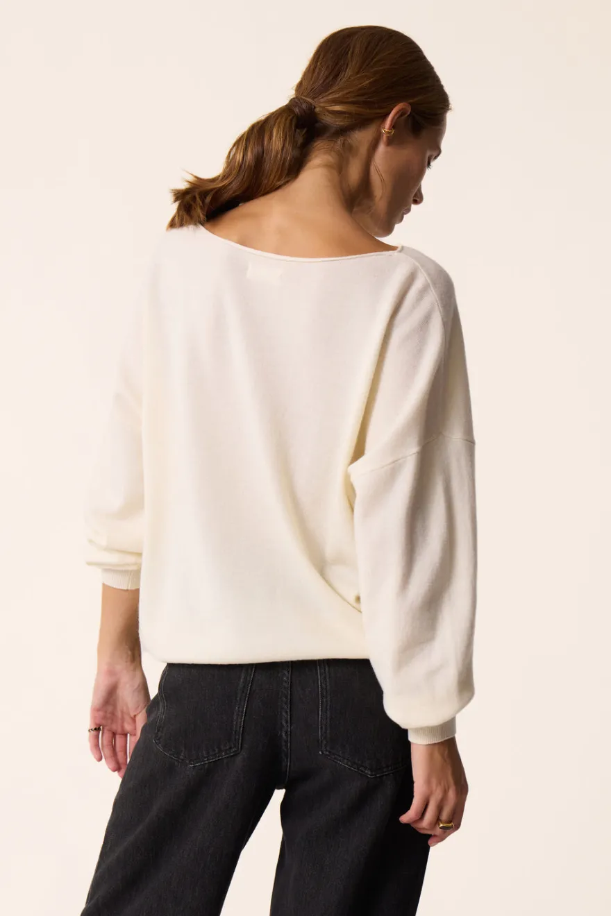 New Des Petit Hauts Pull Aragone CREME