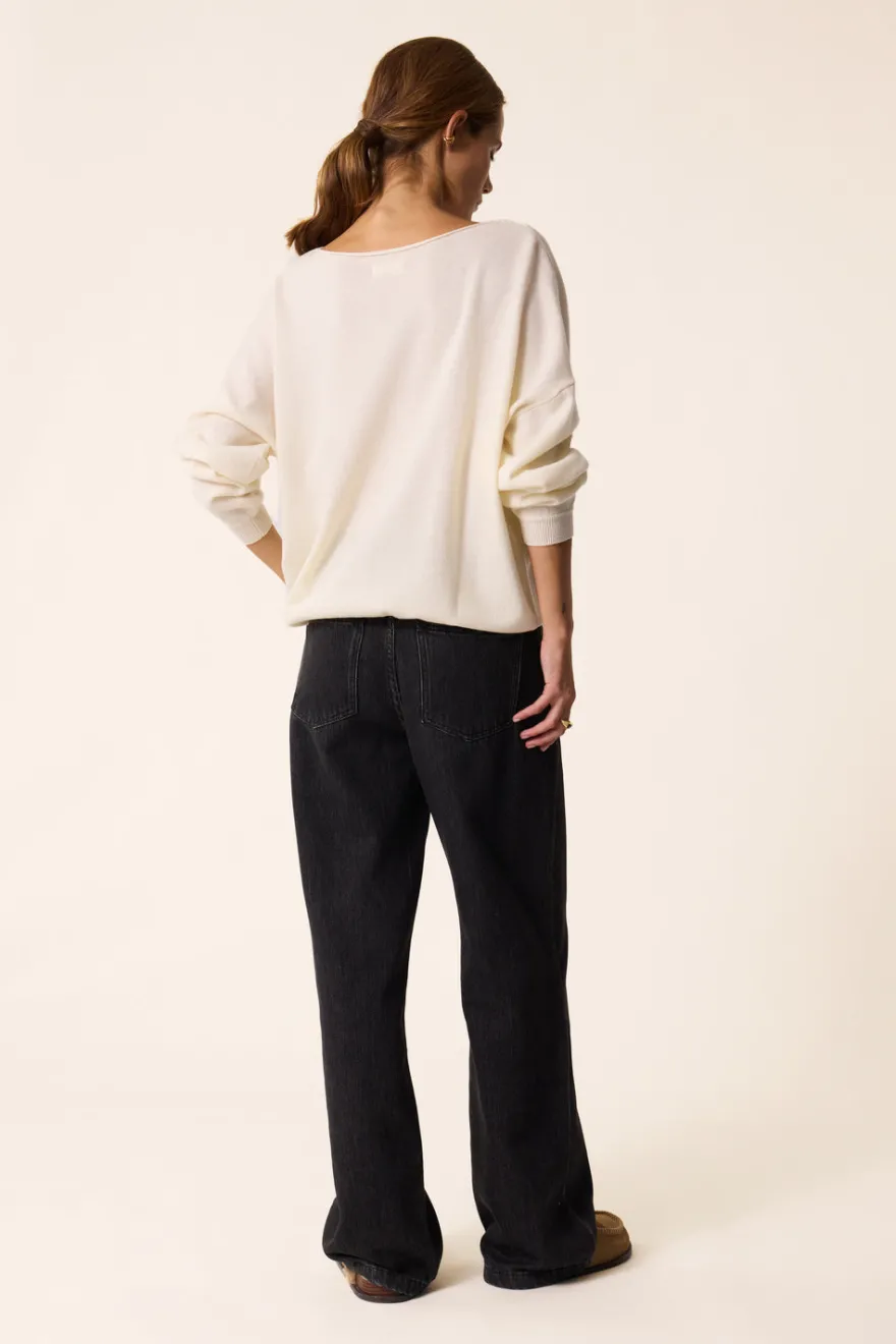 New Des Petit Hauts Pull Aragone CREME