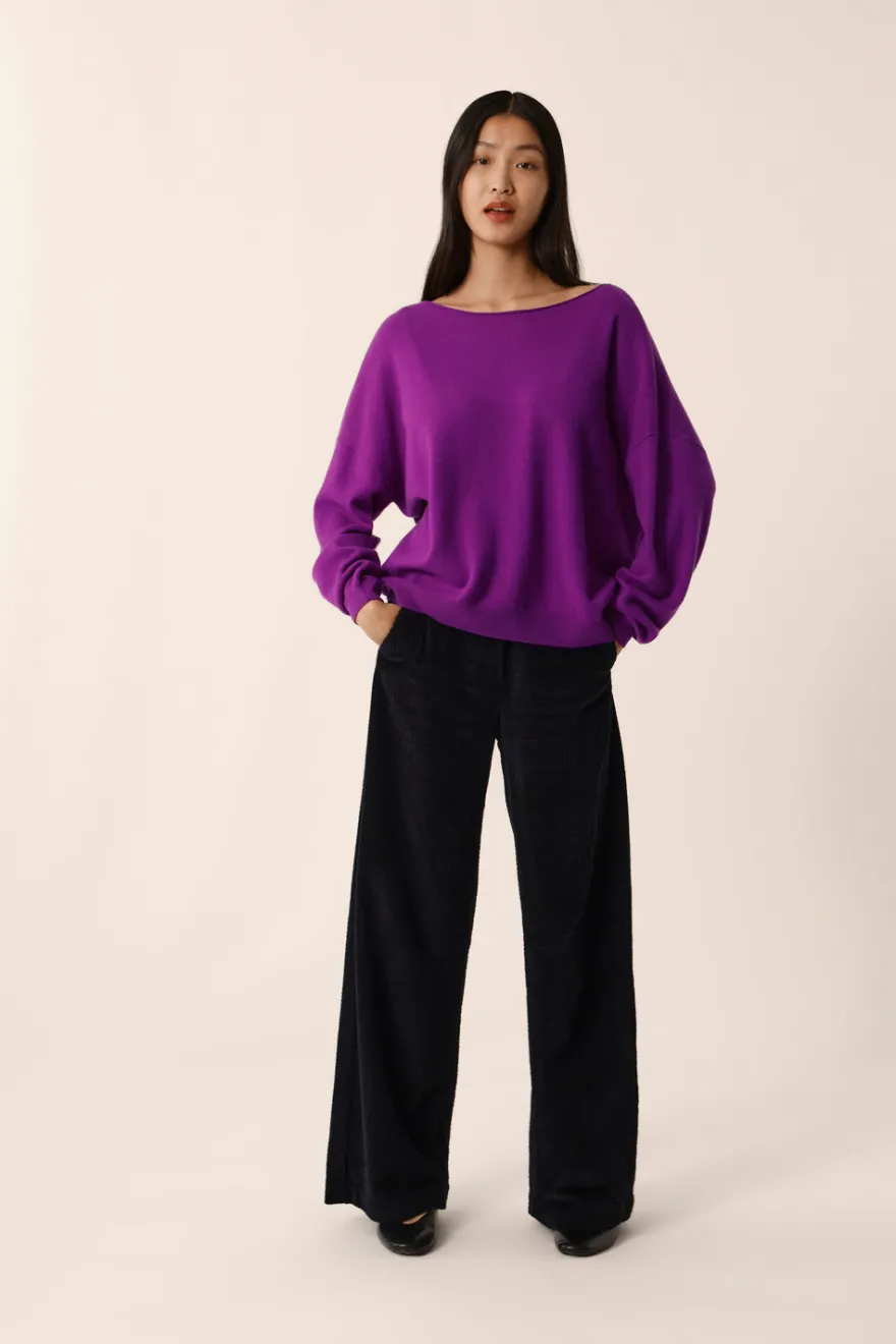 New Des Petit Hauts Pull Aragone VIOLETTE