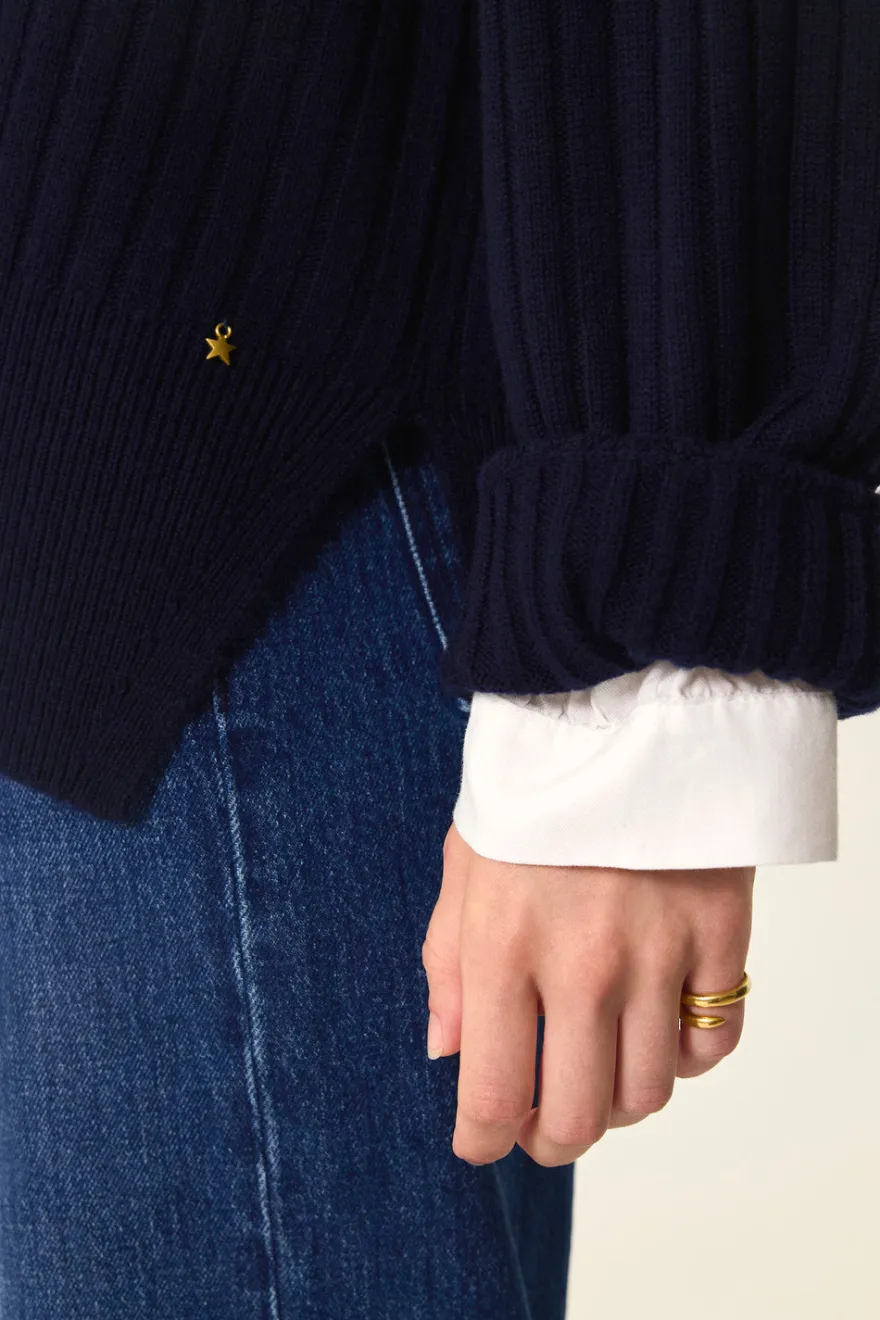 New Des Petit Hauts Pull Aristou MARINE