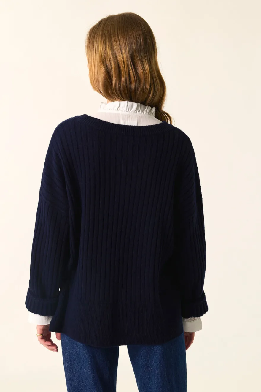 New Des Petit Hauts Pull Aristou MARINE
