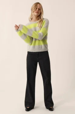 New Des Petit Hauts Pull Banelle GRIS CHINE/LUCIOLE