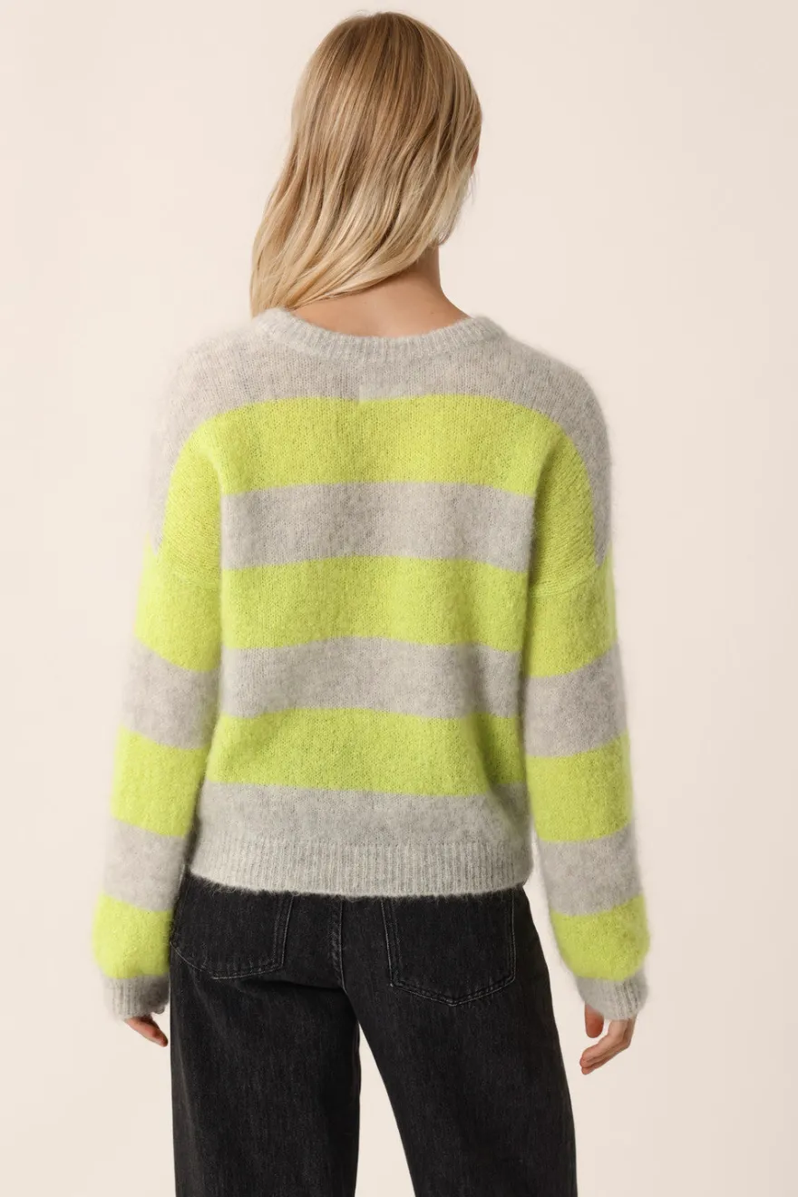 New Des Petit Hauts Pull Banelle GRIS CHINE/LUCIOLE