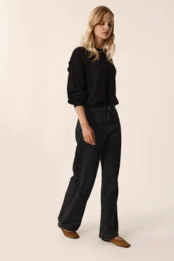 Clearance Des Petit Hauts Pull Bloom NOIR