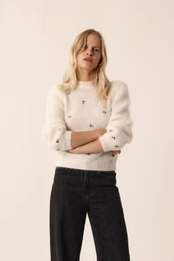 Online Des Petit Hauts Pull Bouda CREME