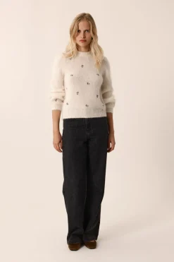 Online Des Petit Hauts Pull Bouda CREME