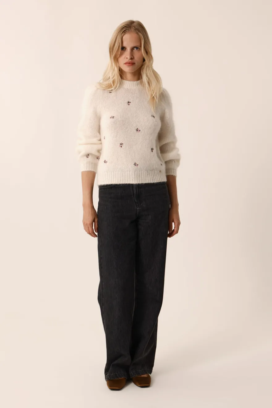 Online Des Petit Hauts Pull Bouda CREME