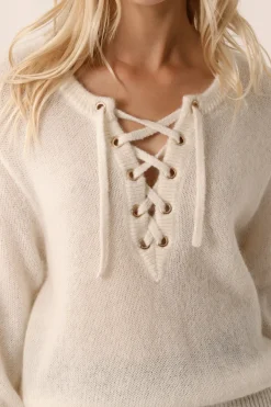Online Des Petit Hauts Pull Buchette ECRU