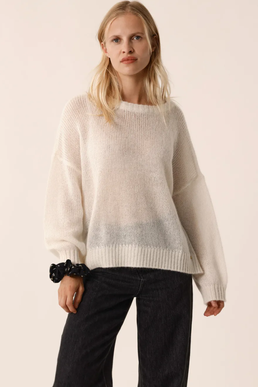 Discount Des Petit Hauts Pull Bulon ECRU