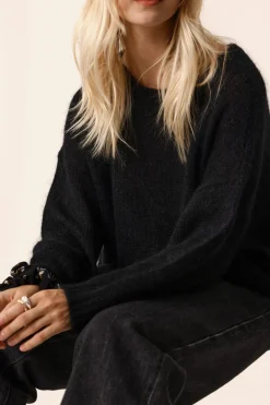 Clearance Des Petit Hauts Pull Bulon NOIR