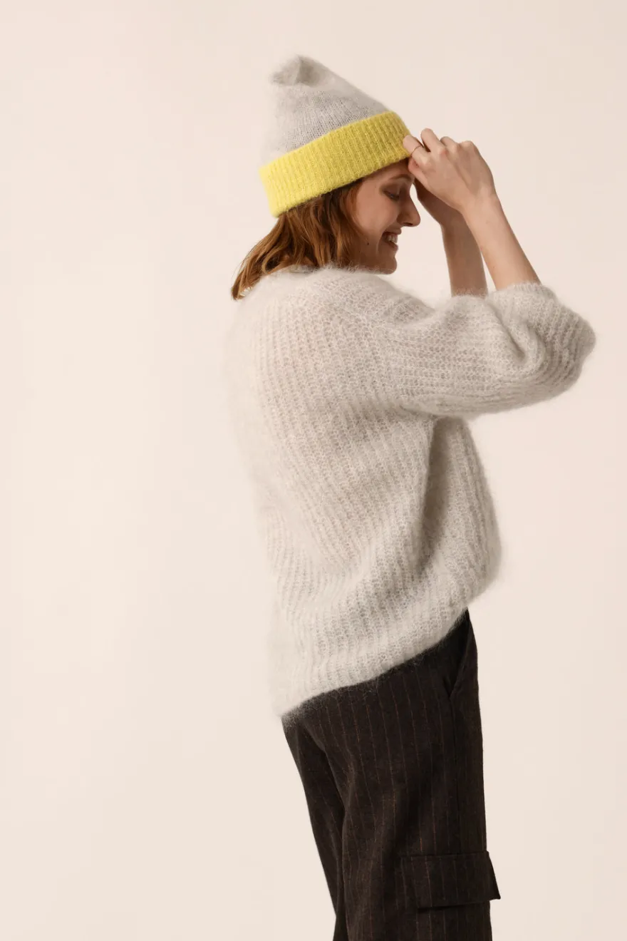 New Des Petit Hauts Pull Burma GRIS CHINE